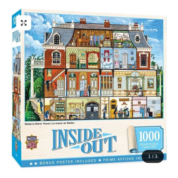 Jigsaw Puzzle Manor House 1000 Pieces - Picture 2 of 10